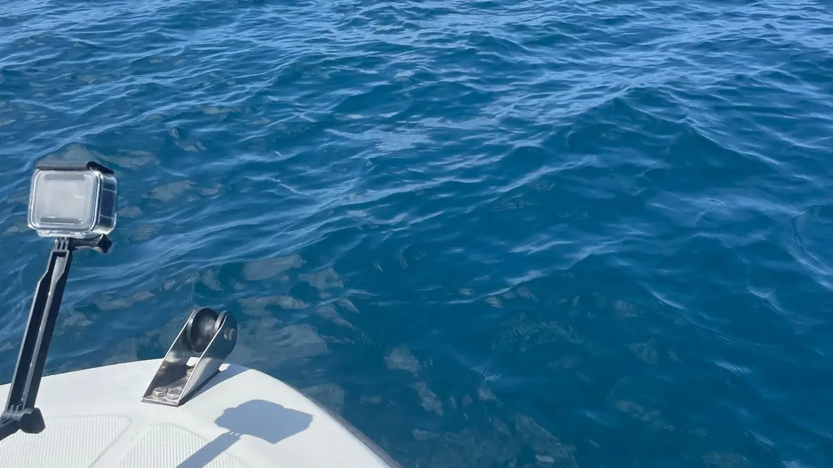 モルディブの海で撮影に使用したGoPro